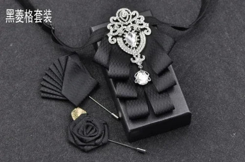 Nœud papillon mariage rubans style anglais — vue 34