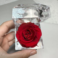 Écrin bague rose éternelle acrylique — vue 3
