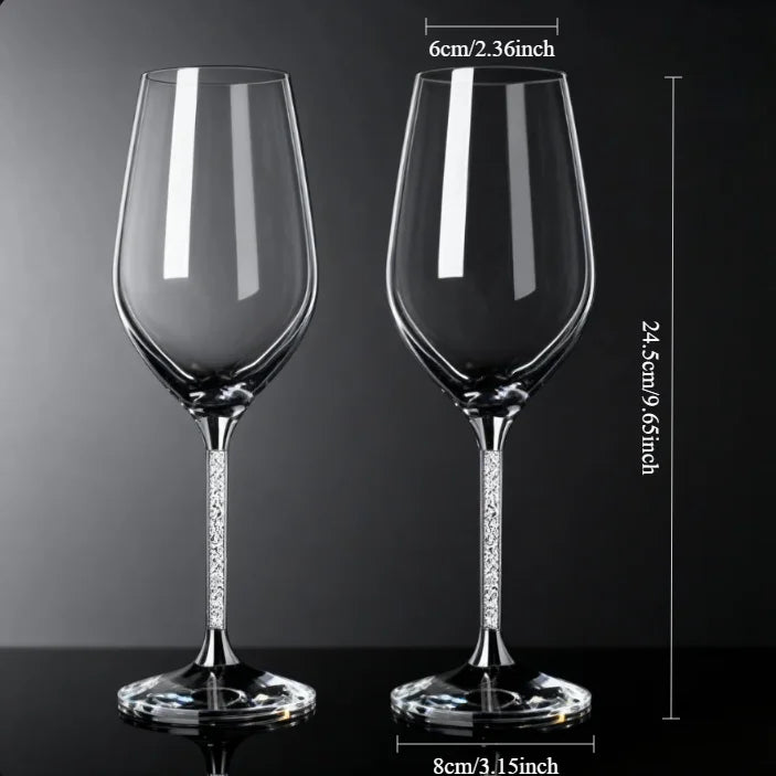 Verres à Vin en Cristal Mariage