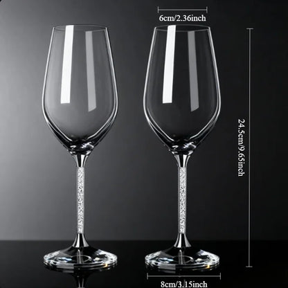 Verres à Vin en Cristal Mariage