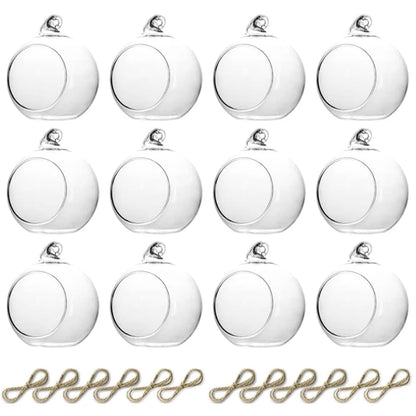 Photophores Suspendus Boule de Verre Mariage
