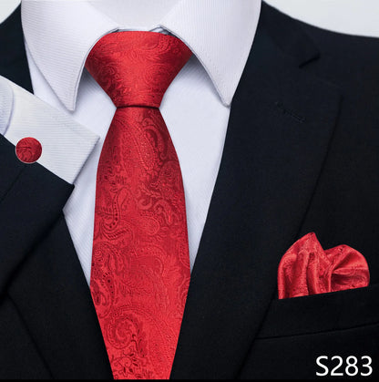 Coffret cravate mariage homme et pochette