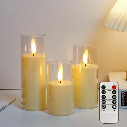 Bougies LED Acrylique Mariage