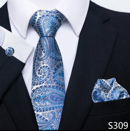 Coffret cravate mariage homme et pochette