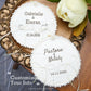 Porte alliance mariage brodé personnalisé
