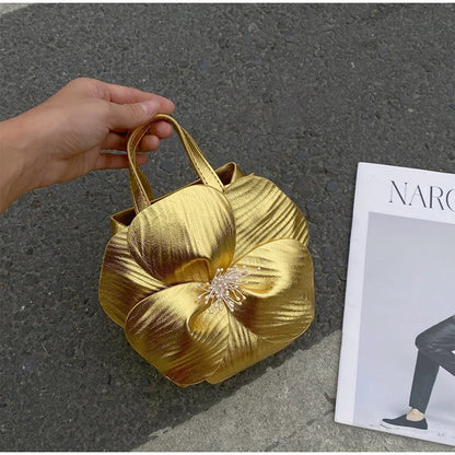 Sac à Main Fleuri Mariée