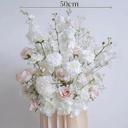 Composition Fleurs Artificielles Mariage Blanche — vue 4