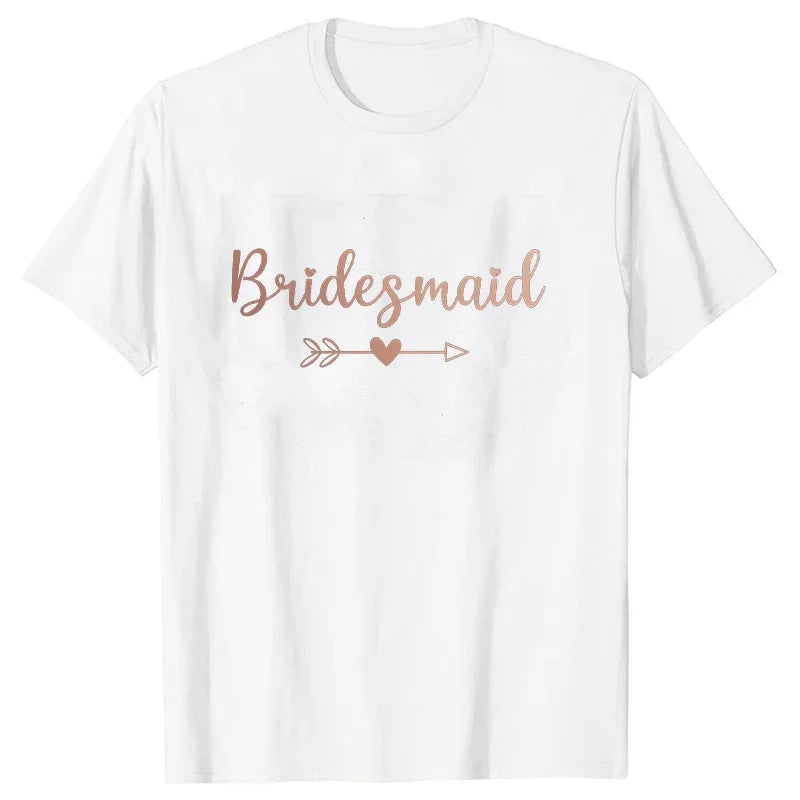 T-shirt EVJF cortège rose gold