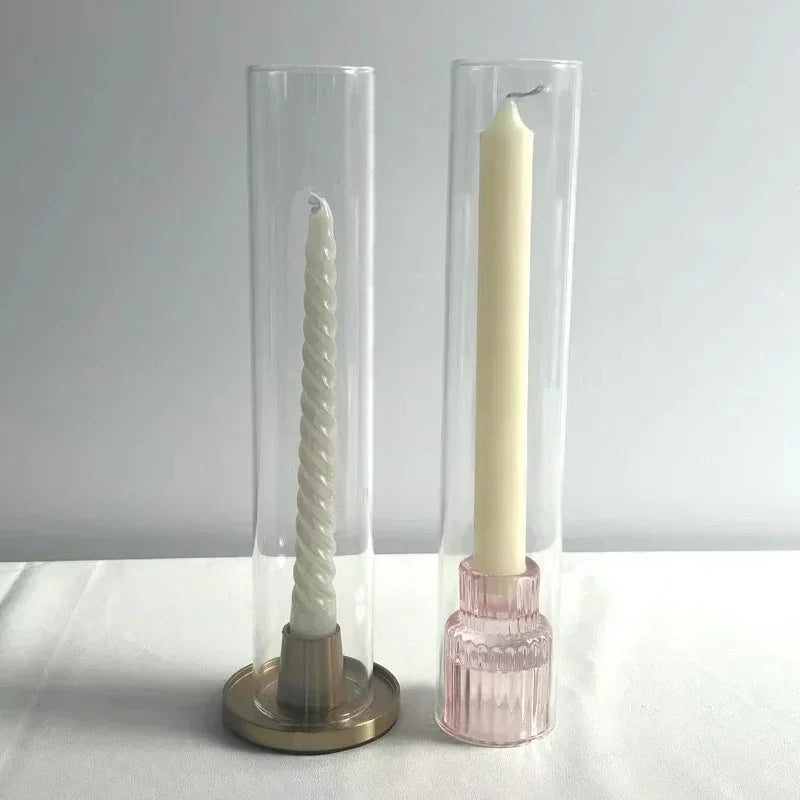 Lot de 10 photophores en verre — vue 3
