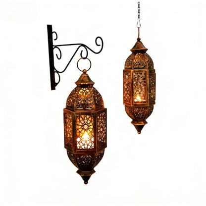 Lanterne mariage marocaine en fer — vue 2