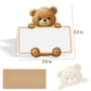 Marque-Place Mariage Motif Ourson Blanc