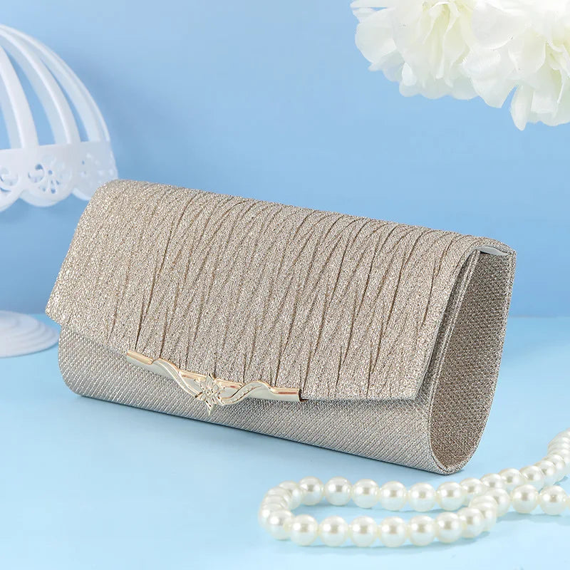Sac de mariée vintage bleu perlé — vue 6