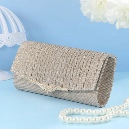 Sac de mariée vintage bleu perlé — vue 6