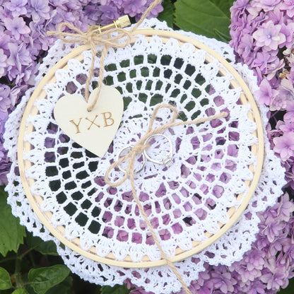 Porte alliance crochet initiales personnalisé — vue 5