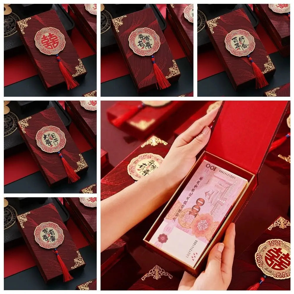 Boîte enveloppe mariage motifs raffinés