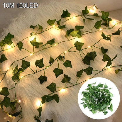 Guirlande de Lierre Artificiel Lumineuse LED Mariage