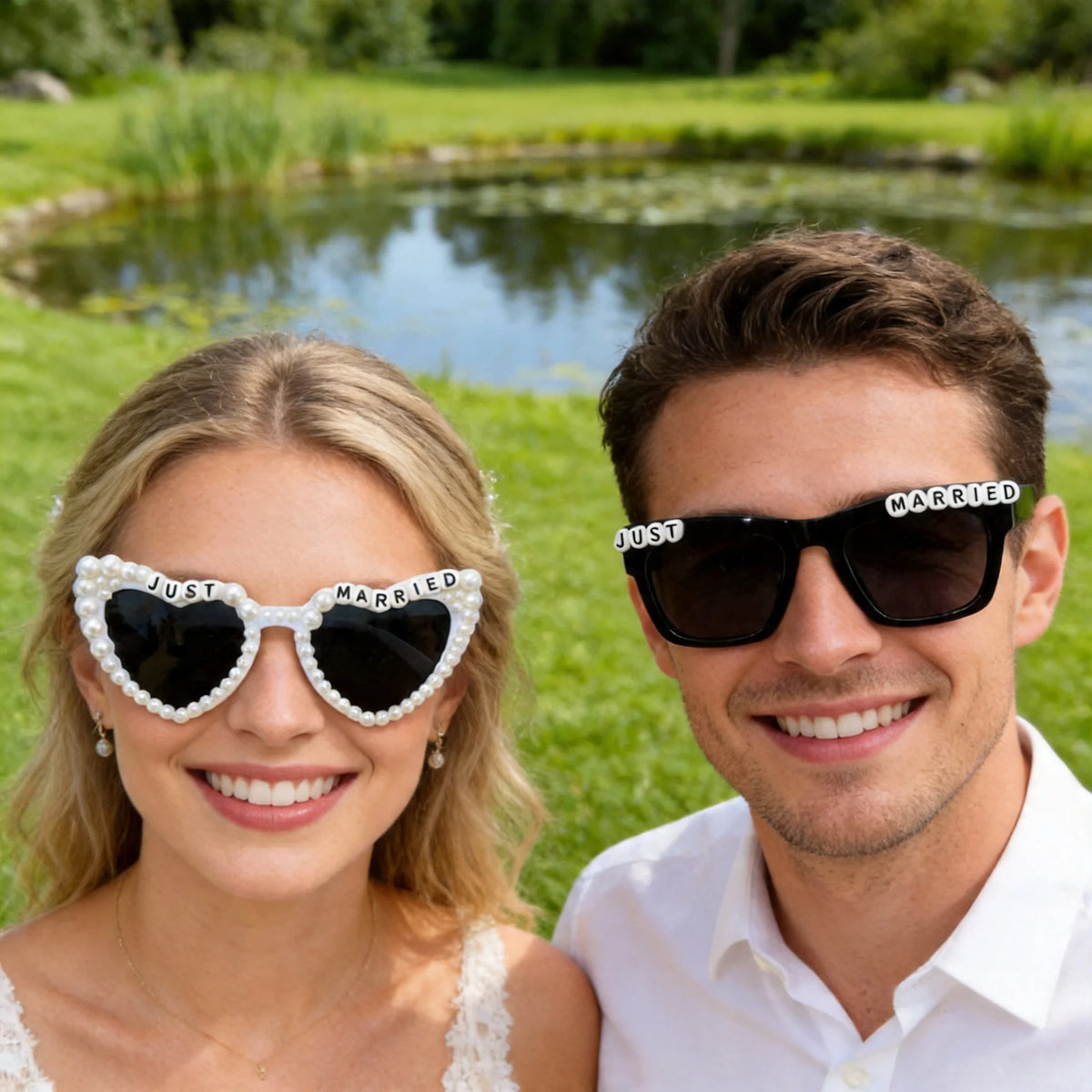 Lunettes Photobooth Mariage à Perles — vue 3