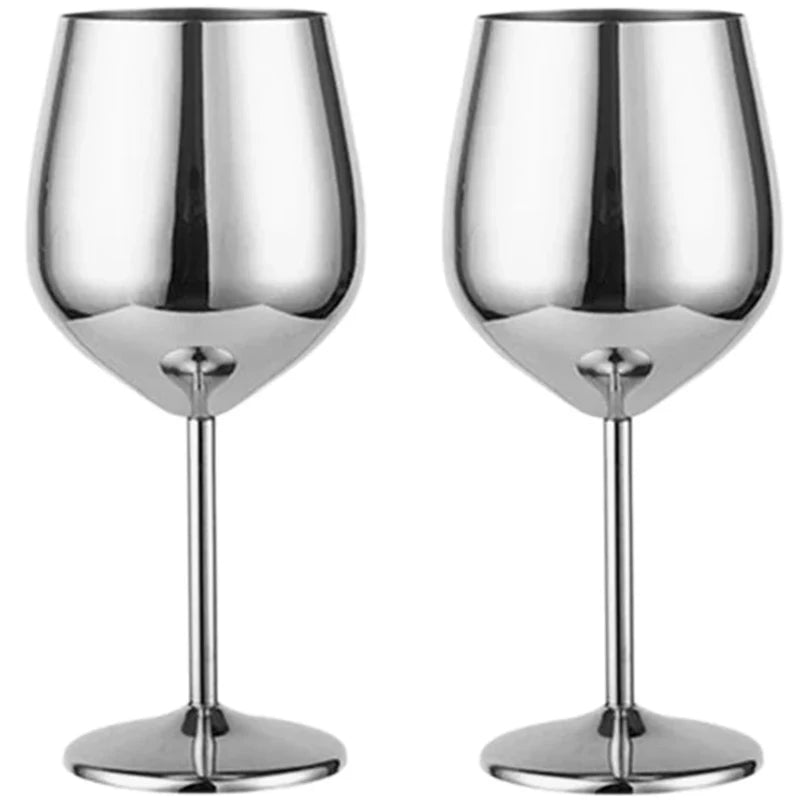 Verre à Vin Mariage en Inox 500 ml