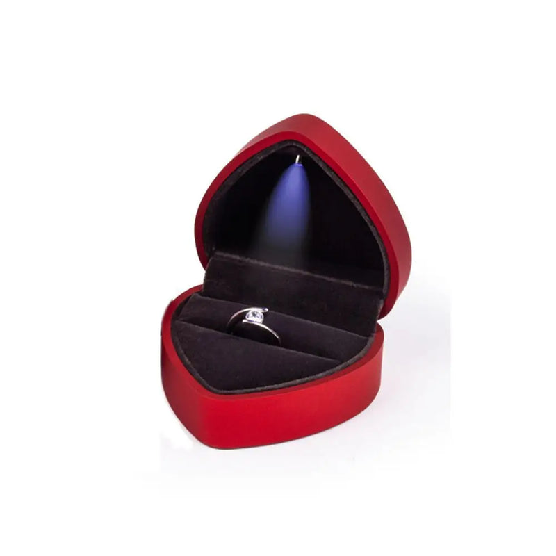 Écrin bague cœur lumineux LED — vue 11