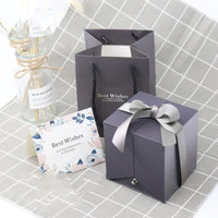 Coffret bague rose éternelle avec sac — vue 8