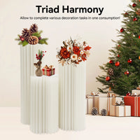 Lot de 3 Colonnes Mariage Ivoire 60 à 100 cm — vue 5