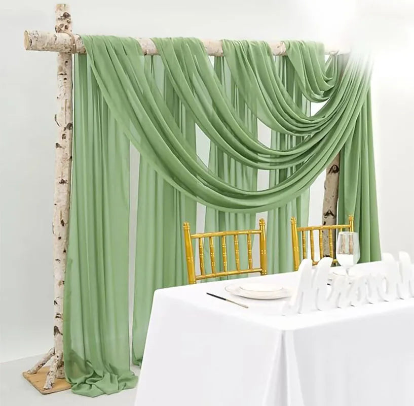 Panneau Voilage Arche Mariage Mousseline