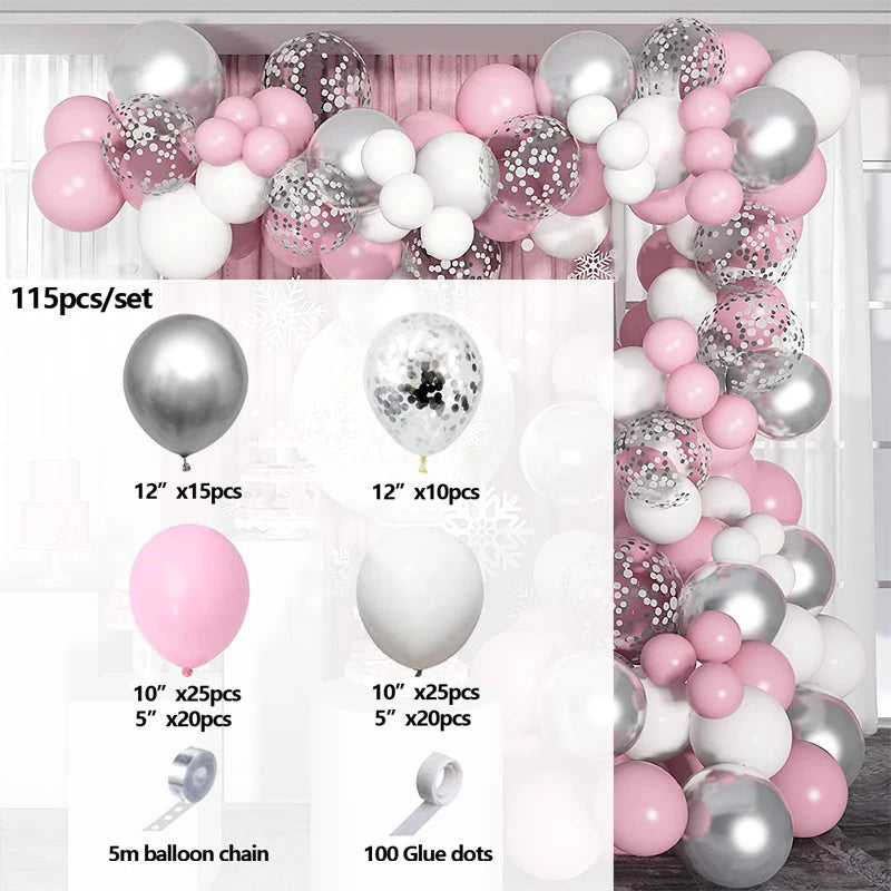 Kit Arche Ballon Mariage Argent