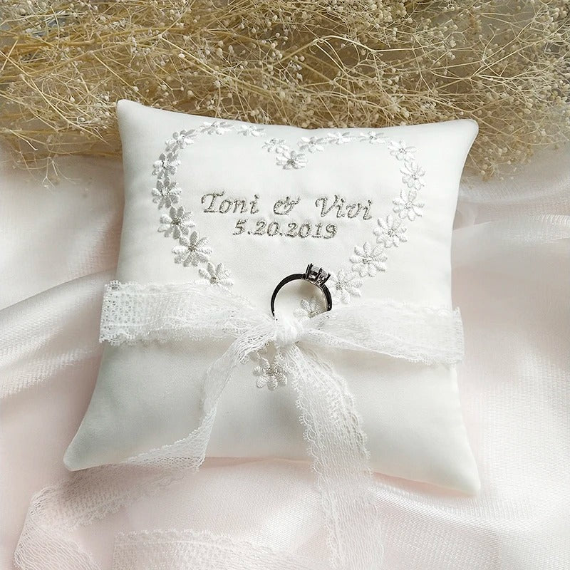 Coussin alliance mariage