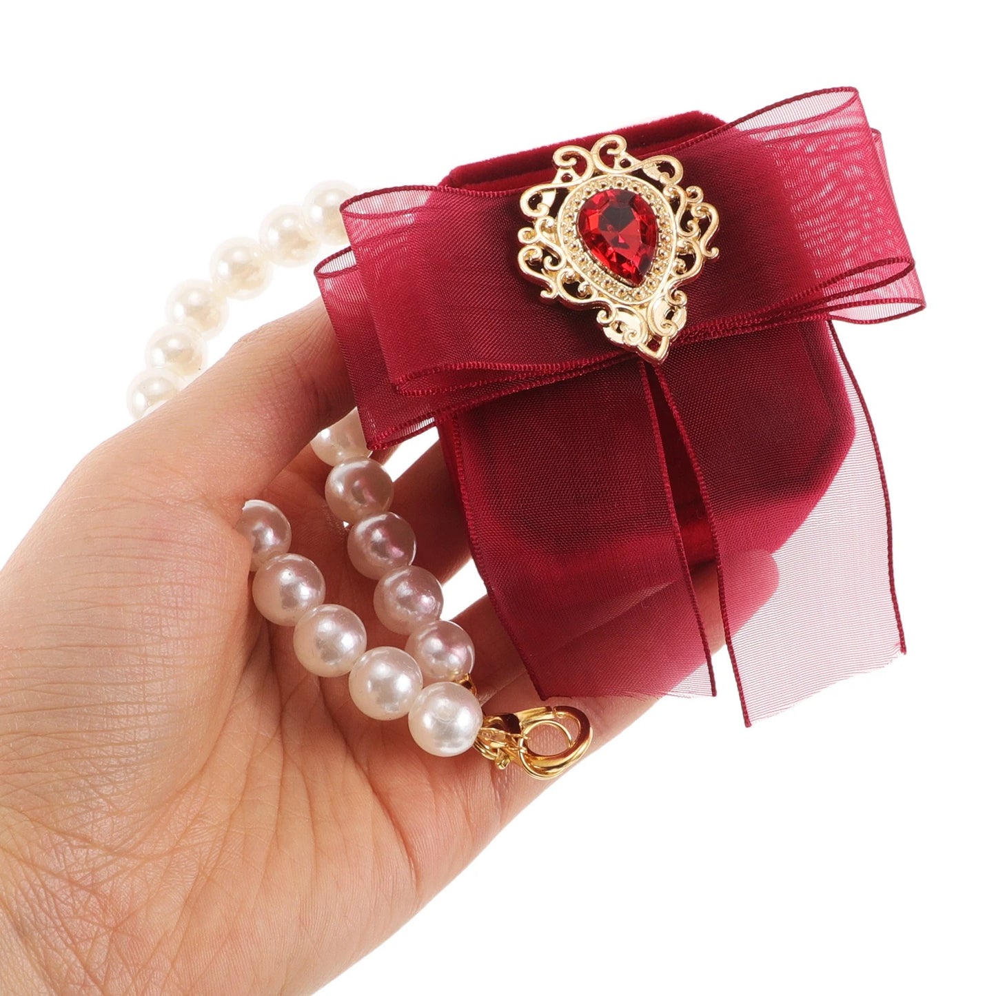 Porte alliance chien rouge