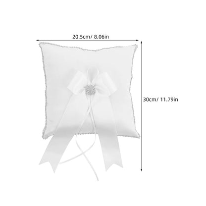 Coussin alliance chic blanc — vue 3