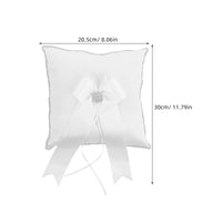 Coussin alliance chic blanc — vue 3