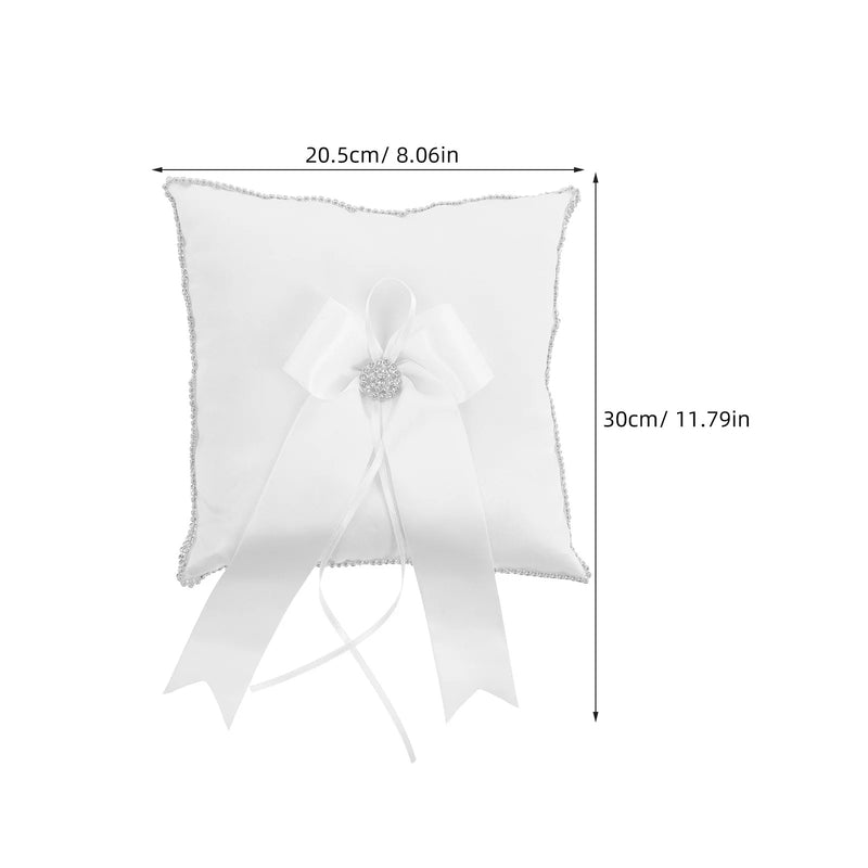 Coussin alliance chic blanc — vue 3