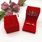Boite alliance velours rouge