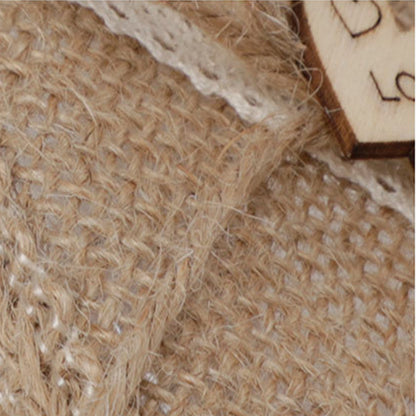 Panier alliance toile de jute — vue 3